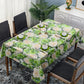 White Roses and Succulents Rectangle Tablecloth By Mark Van Vuuren