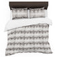 White Snake Skin Duvet Cover Set