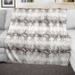 White Snake Skin Light Weight Fleece Blanket