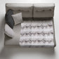 White Snake Skin Light Weight Fleece Blanket