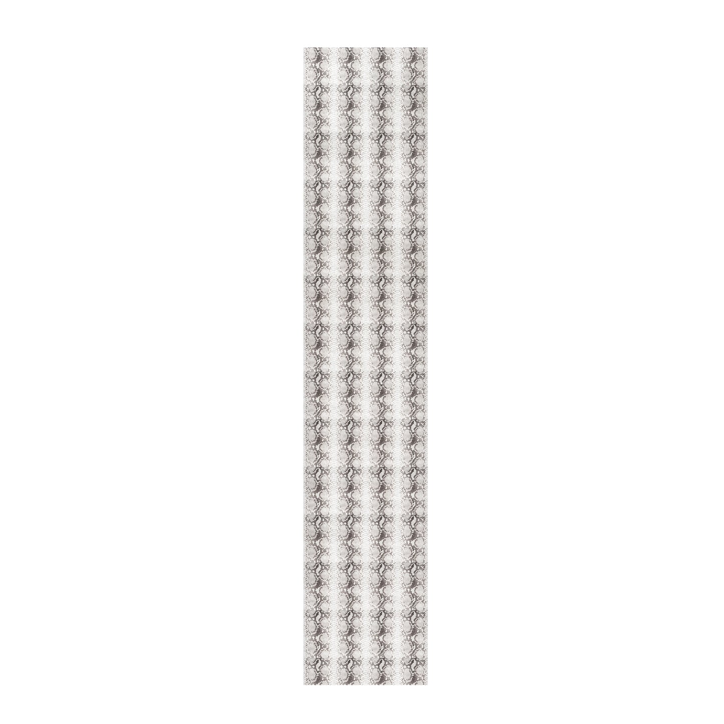 White Snake Skin Table Runner