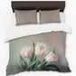 White Tulips Duvet Cover Set