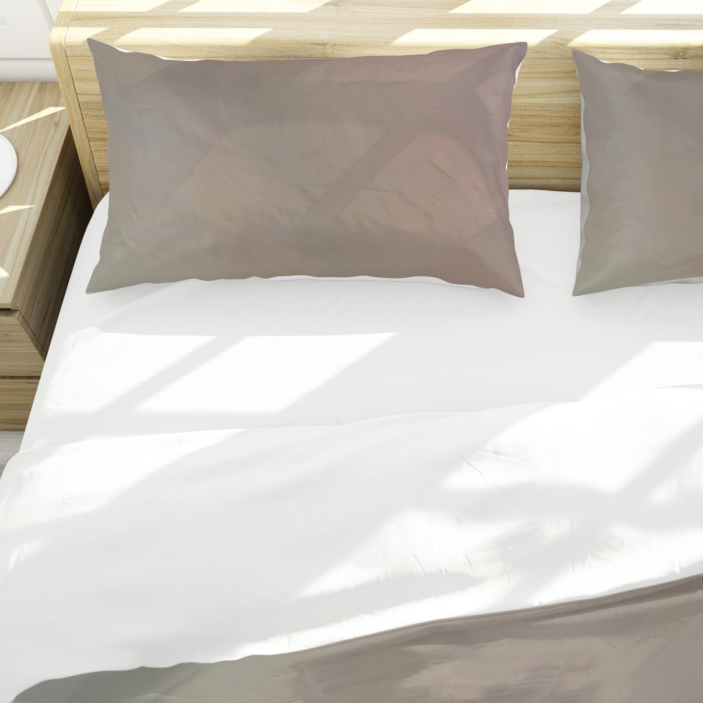 White Tulips Duvet Cover Set