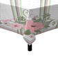 White and Grey Dotted Pattern Square Tablecloth