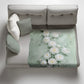 White and Pure Light Weight Fleece Blanket