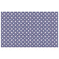 White circles on Deep Bluegrey Rectangle Tablecloth