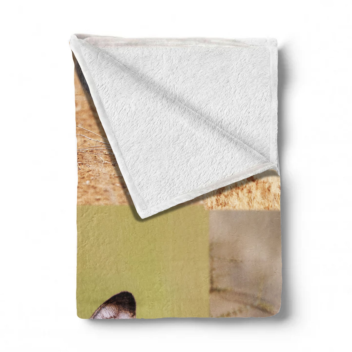 Wild Animals Light Weight Fleece Blanket by Fanie Heymans