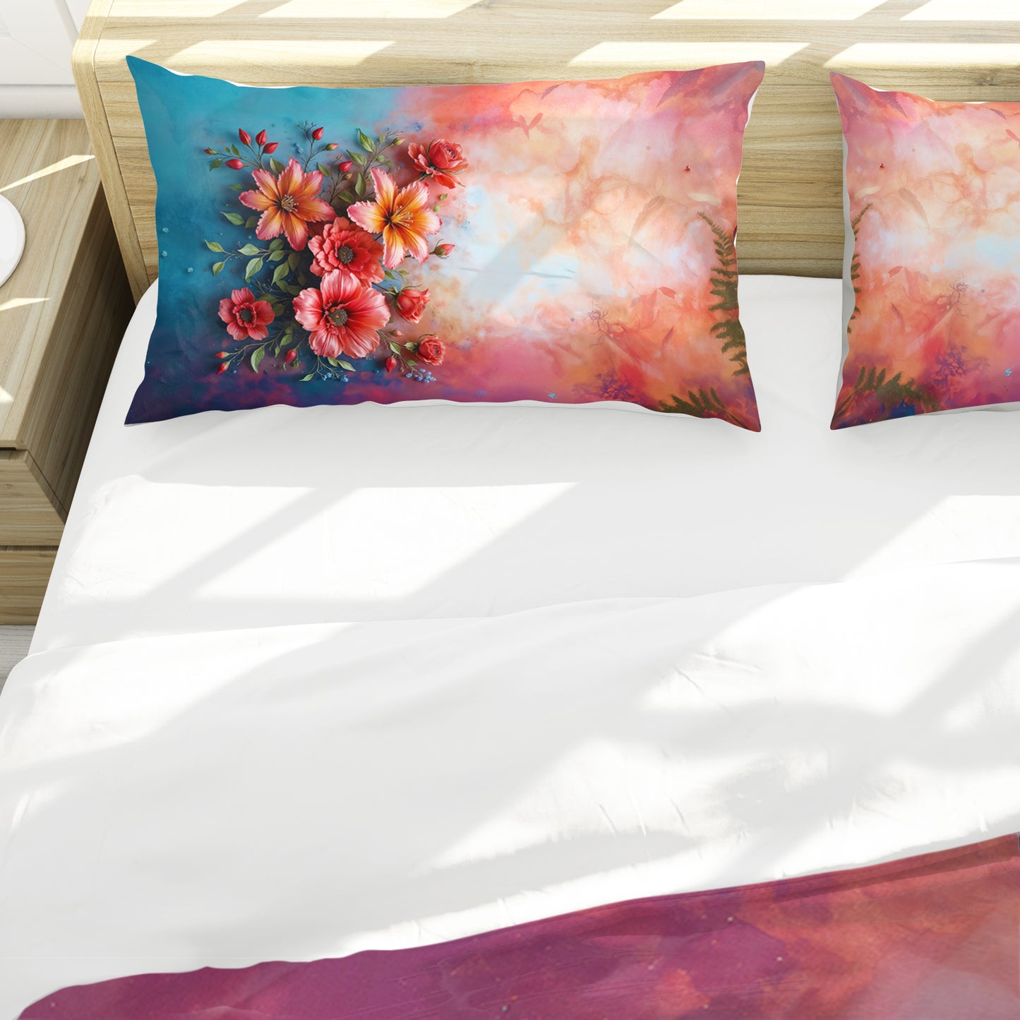Wild Ember Bloom Duvet Cover Set