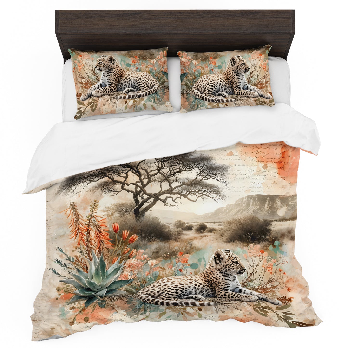 WildLife Leopard’s Journal Duvet Cover Set