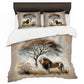 WildLife Lone Lion Duvet Cover Set