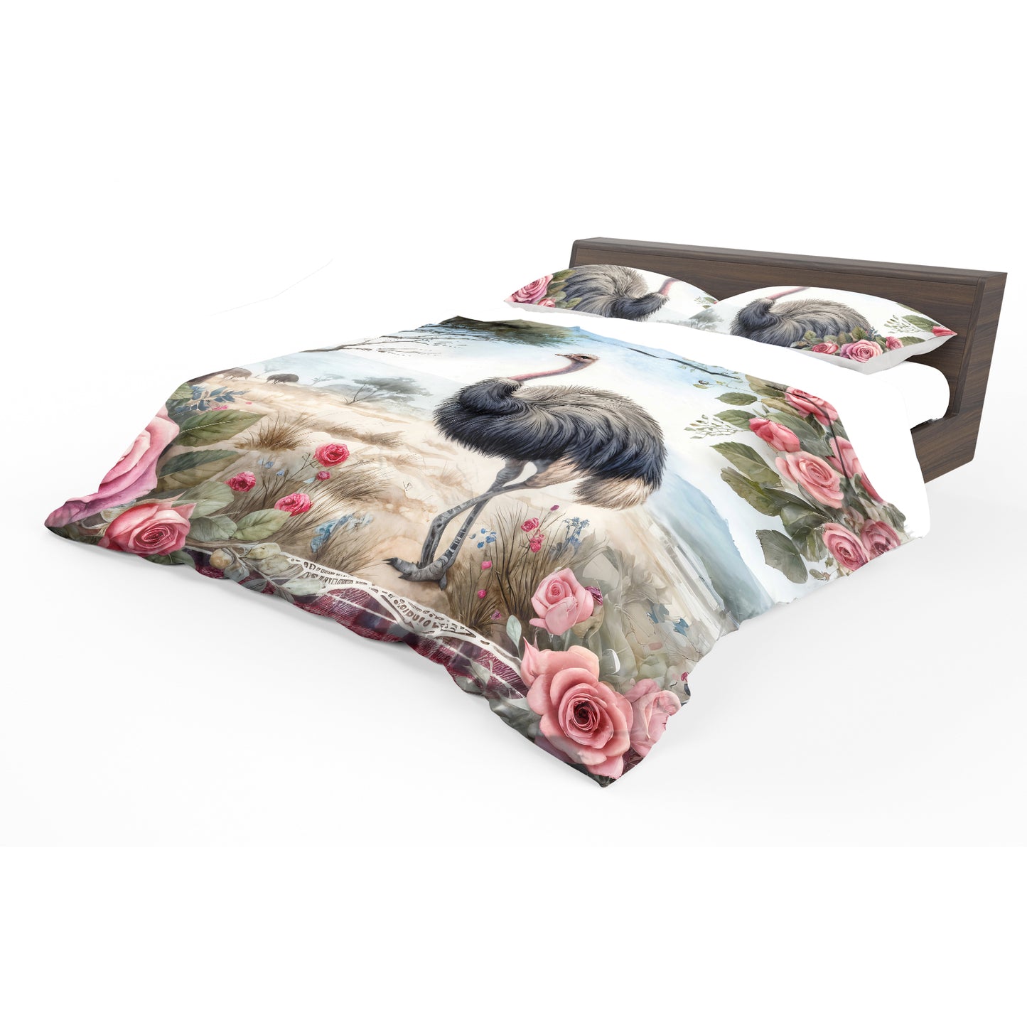 WildLife Ostrich Male Duvet Cover Set