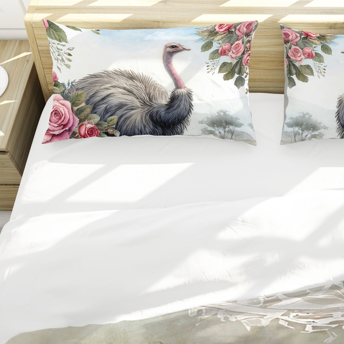 WildLife Ostrich Male Duvet Cover Set