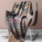 Wild Lupine Grove  Light Weight Fleece Blanket