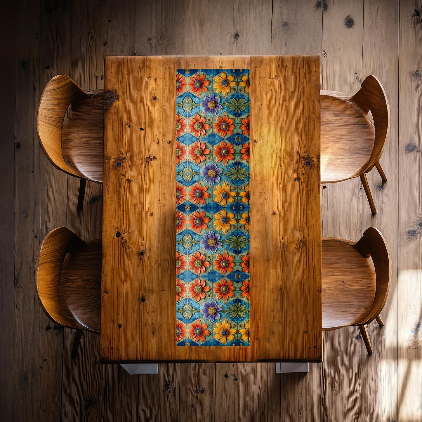 Wild Petal Pottery 160cm Table Runner