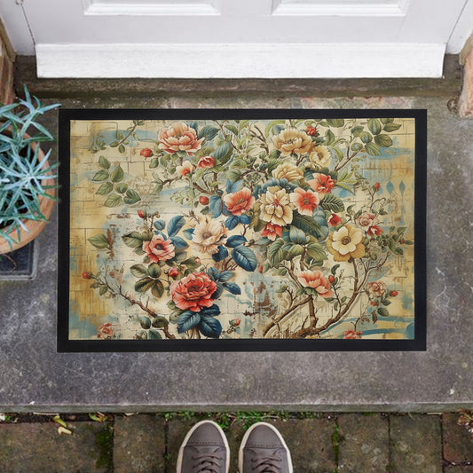 Wild Rose Door Mat