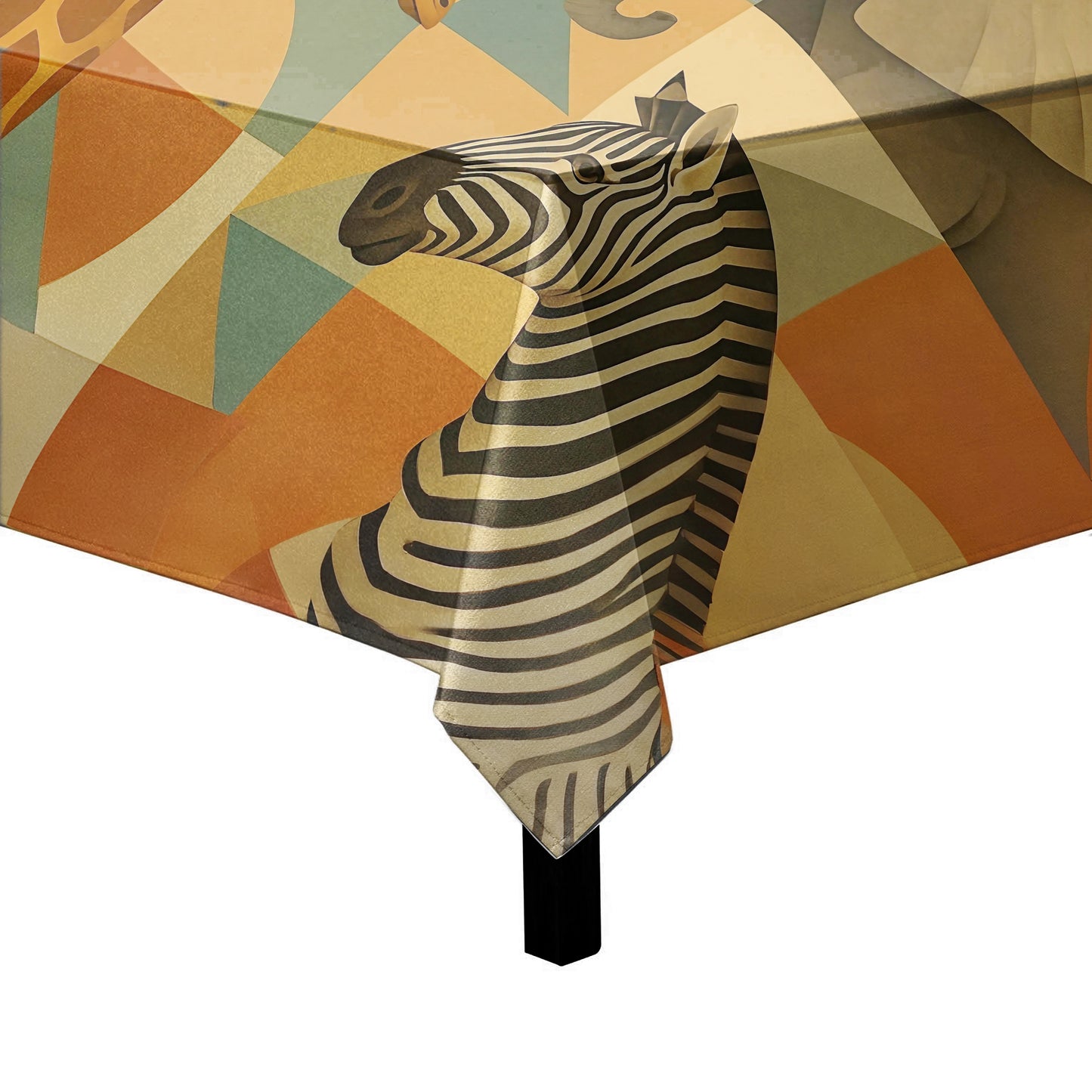 Wild Safari Collage Square Tablecloth by Nathan Pieterse