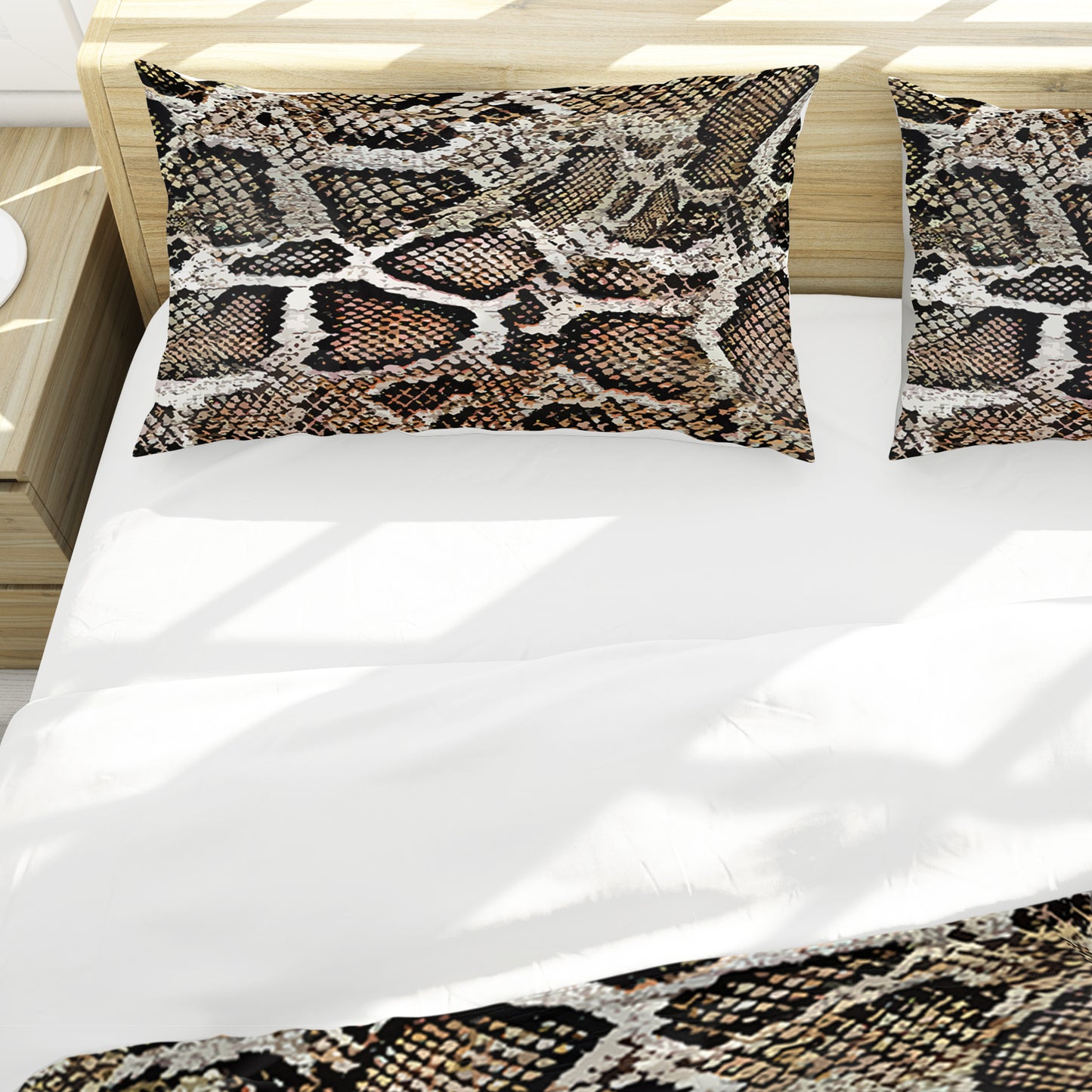 Wild Snake Skin Duvet Cover Set