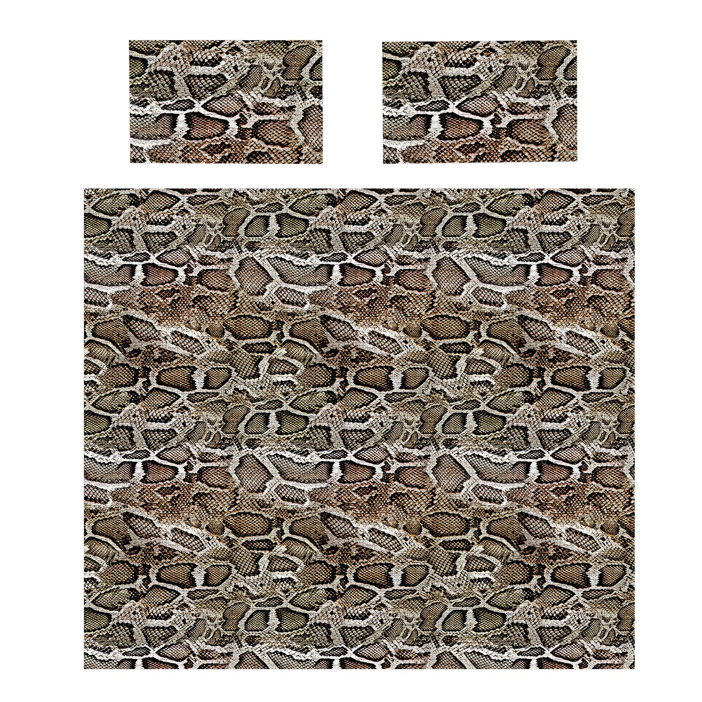 Wild Snake Skin Duvet Cover Set