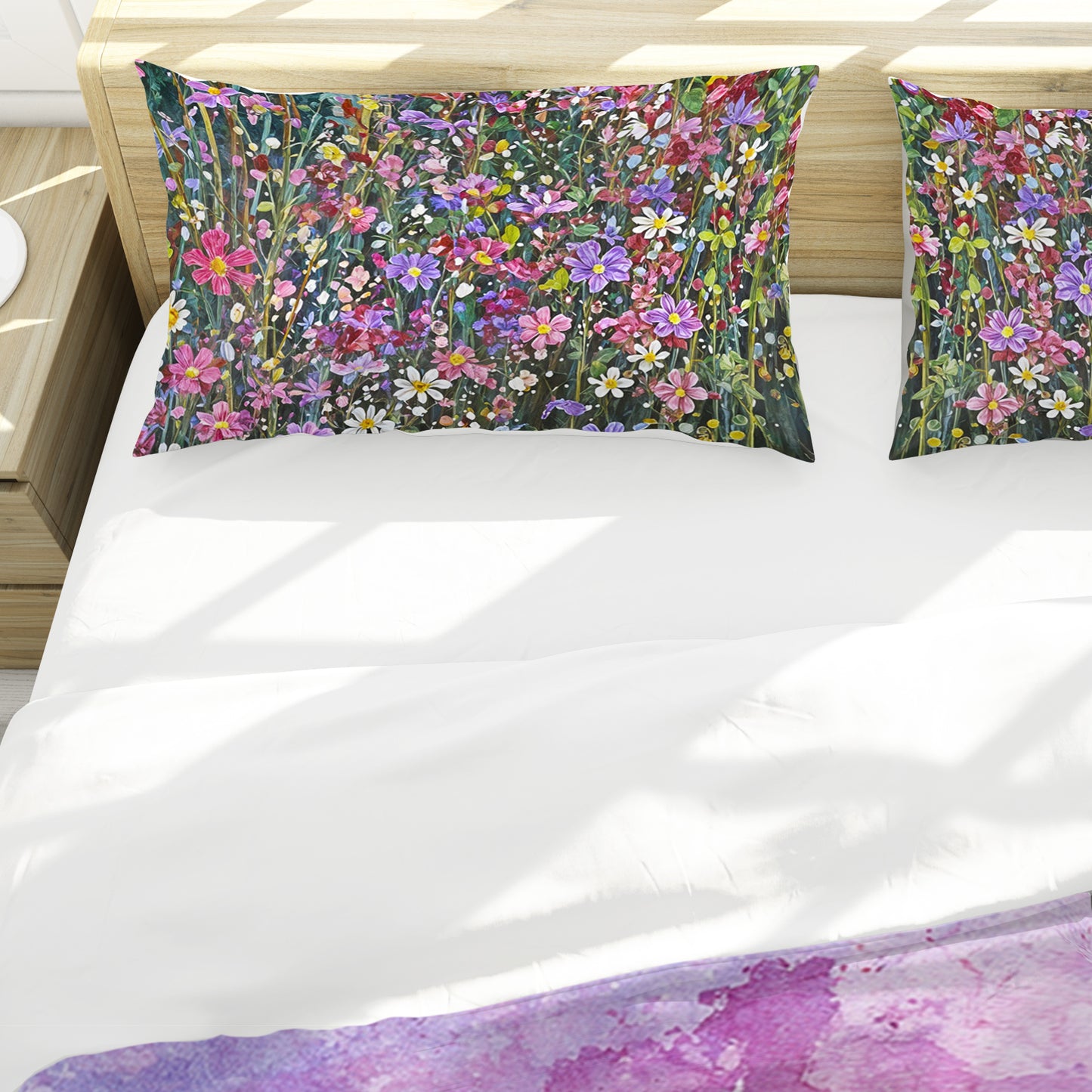 Wildflowers in the Last Light Duvet Cover Set