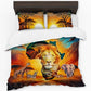 Wildlife Africa’s Golden King Duvet Cover Set