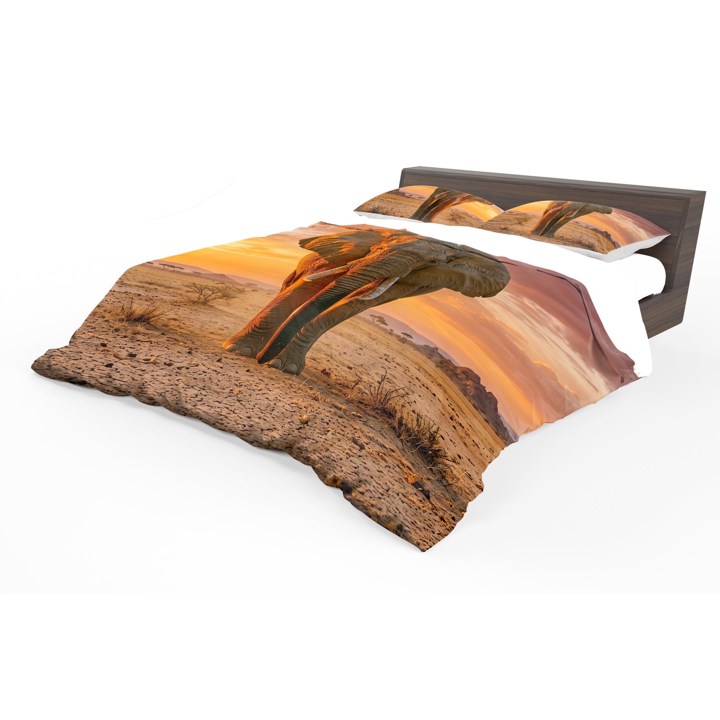 Wildlife African Elephant Duvet Cover Set
