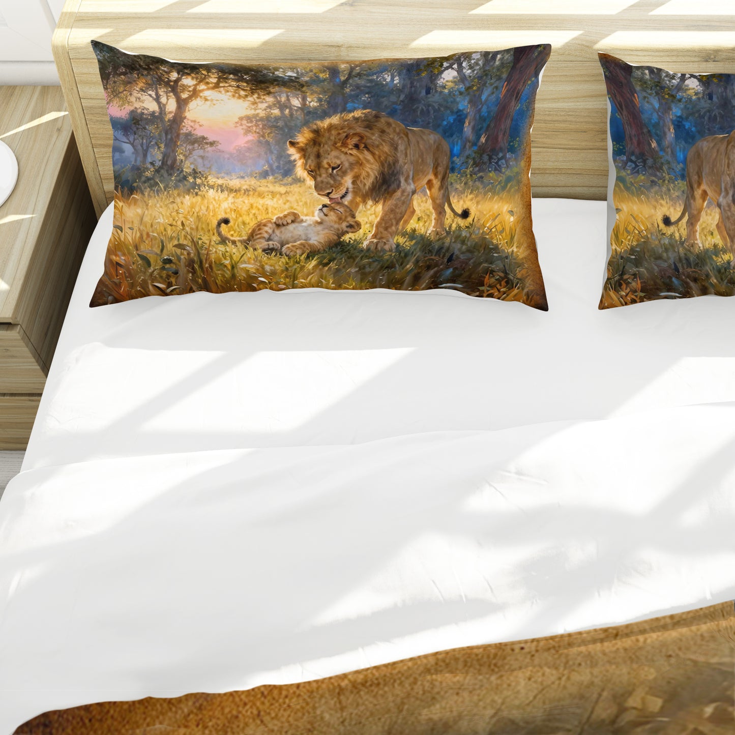 Wildlife African Lion Duvet Cover Set