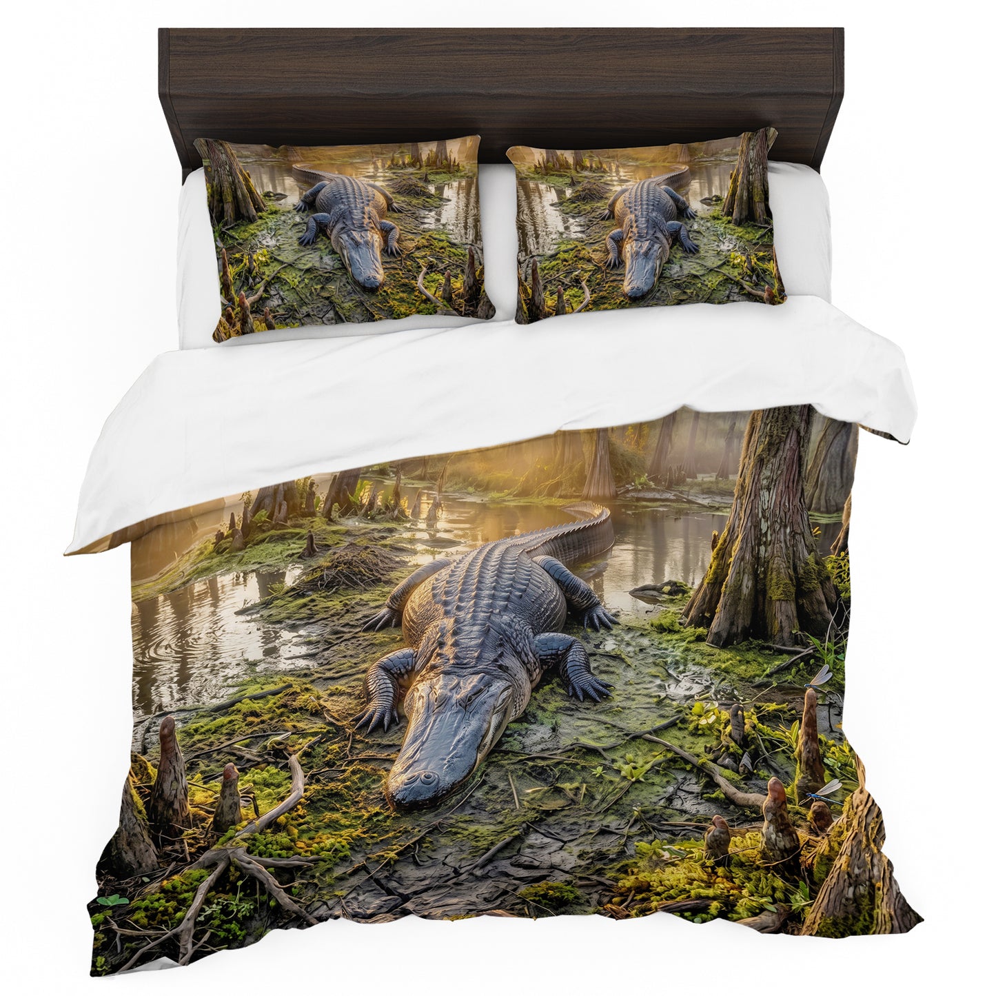Wildlife Alligator Duvet Cover Set
