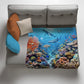 Wildlife Beneath the Ocean Light Weight Fleece Blanket