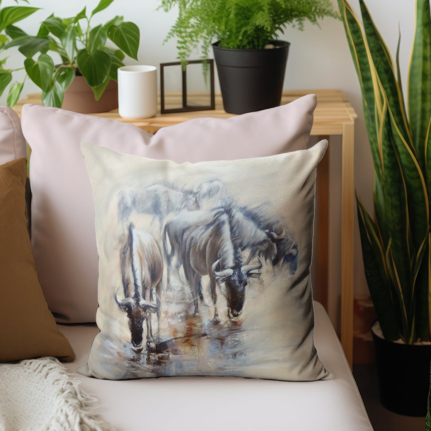 Wildlife Blue Wildebeest Luxury Scatter