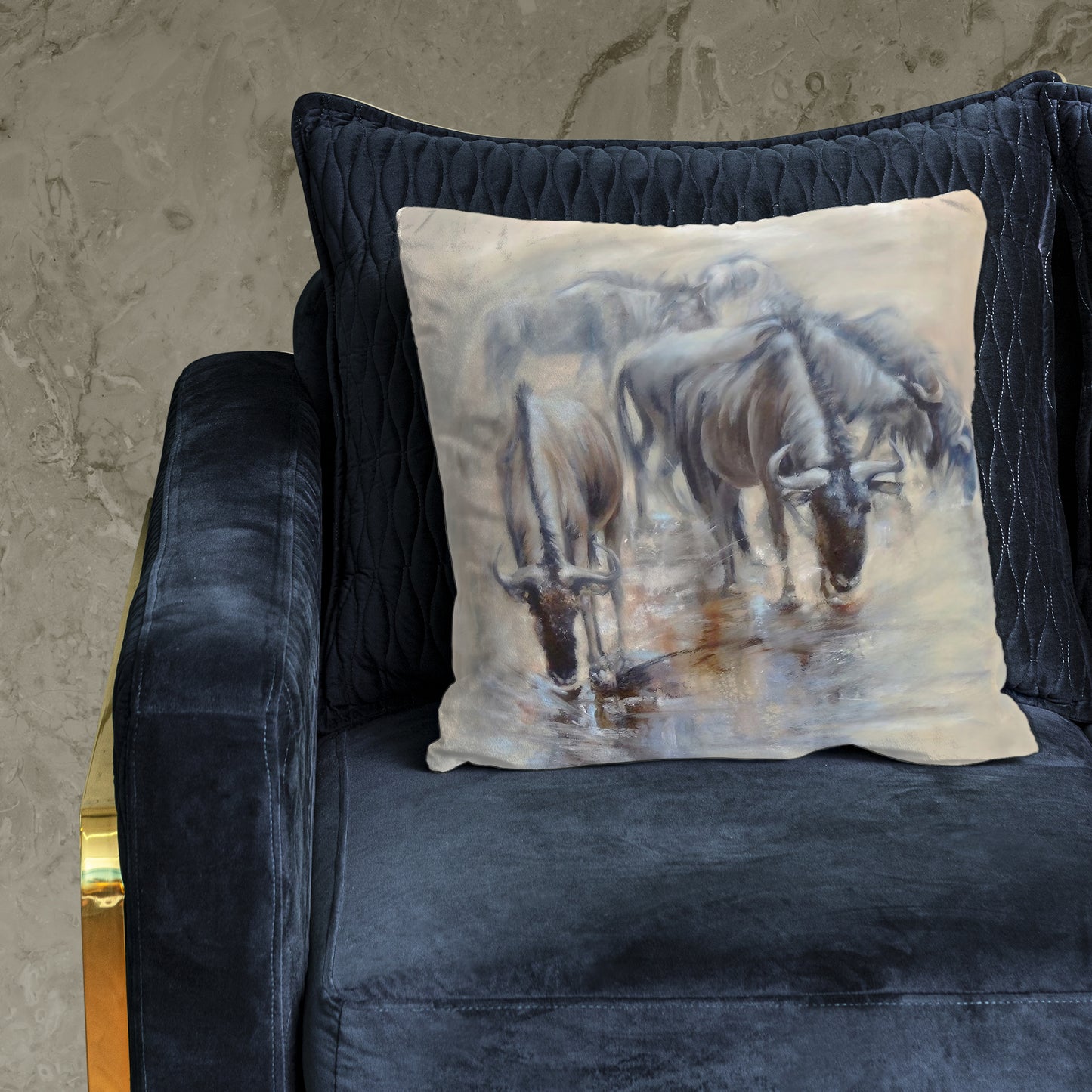 Wildlife Blue Wildebeest Luxury Scatter