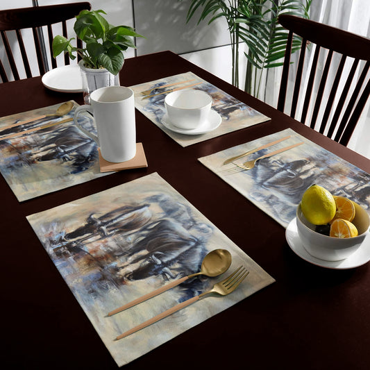 Wildlife Blue Wildebeest Placemats