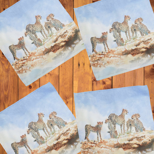 Wildlife Blue Wildebeest Napkins