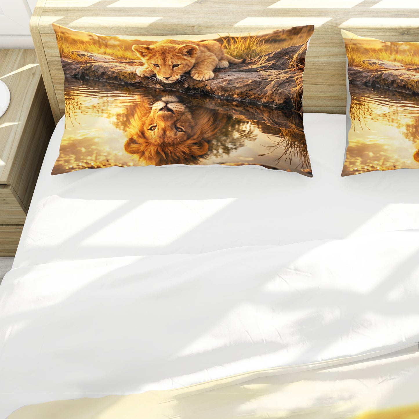 Wildlife Cubs Are Lions Duvet Cover Set