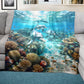 Wildlife Dolphin Pod Light Weight Fleece Blanket
