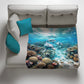 Wildlife Dolphin Pod Light Weight Fleece Blanket