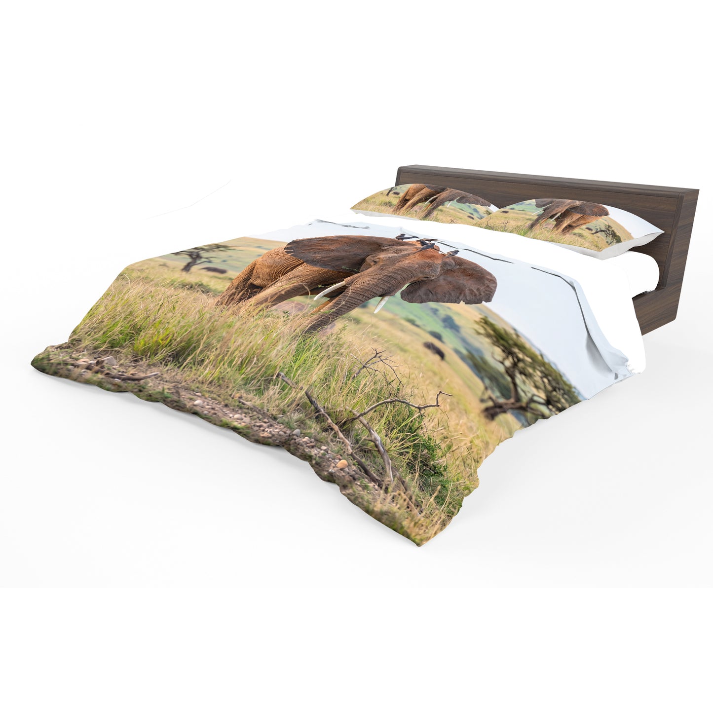 Wildlife Elephant Duvet Cover Set