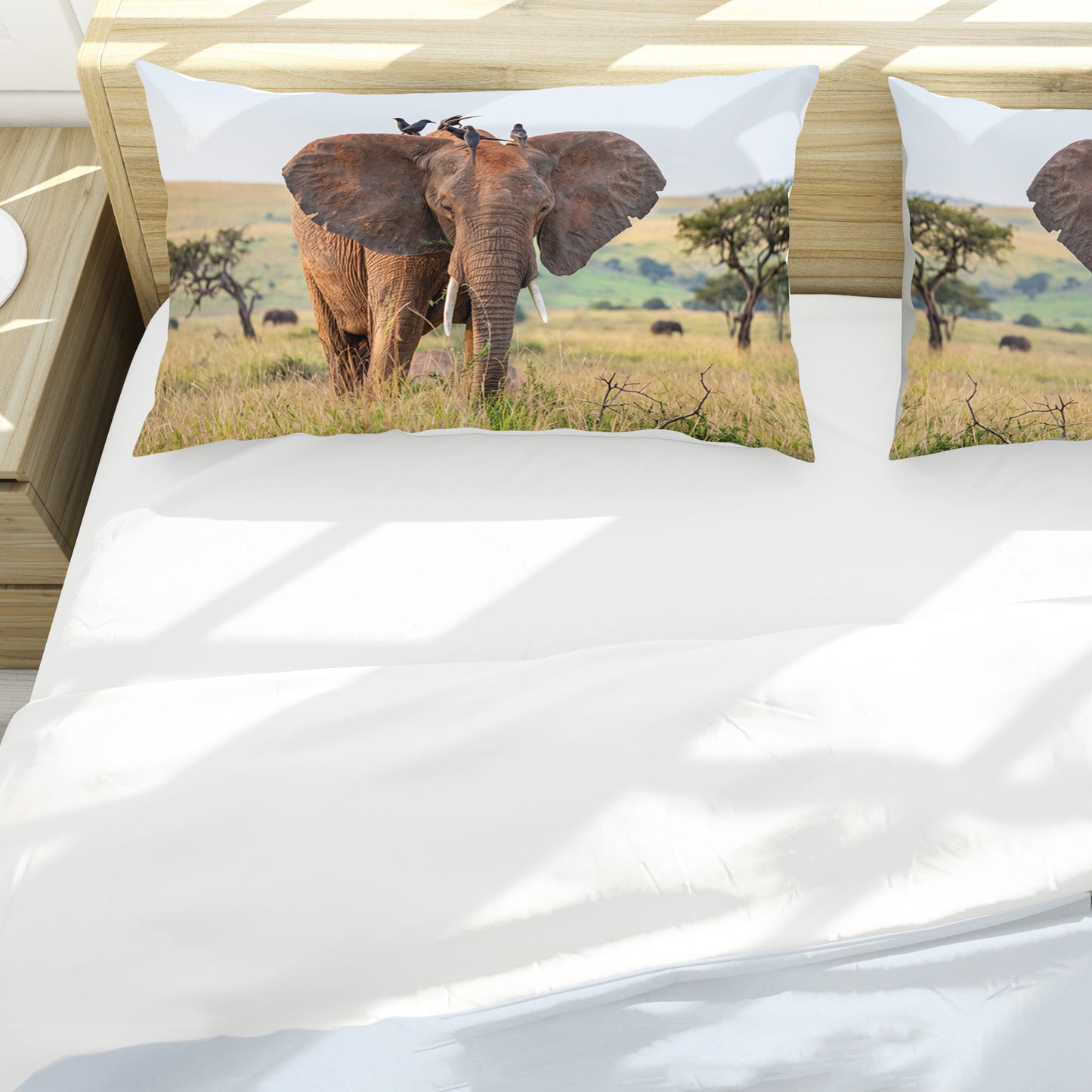 Wildlife Elephant Duvet Cover Set