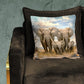 Wildlife Elephant Family Luxury Scatter
