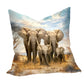 Wildlife Elephant Family Luxury Scatter