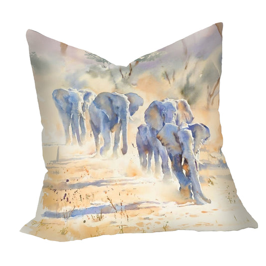 Wildlife Elephant Herd Luxury Scatter