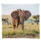 Wildlife Elephant Light Weight Fleece Blanket