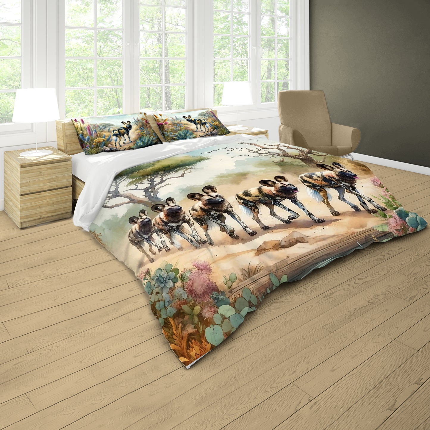 Wildlife Follow the Leader Duvet Cover Set