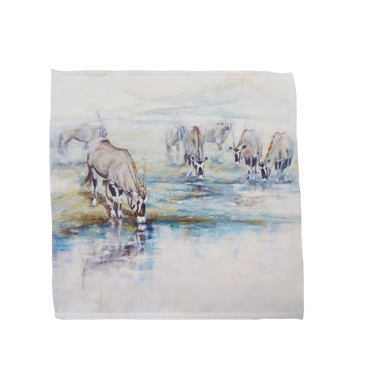 Wildlife Gemsbok Waterhole Napkins