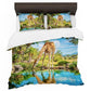 Wildlife Giraffe Oasis Duvet Cover Set