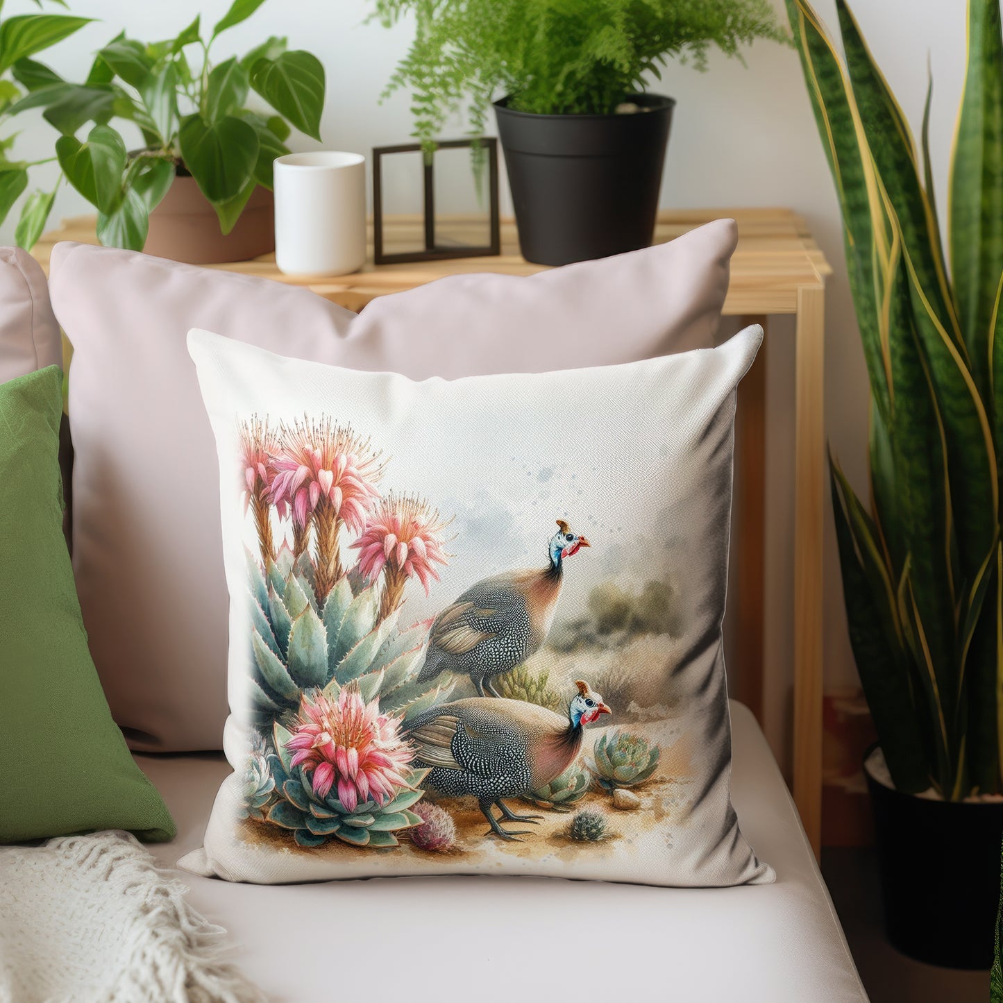 Wildlife Guinea Fowl Luxury Scatter
