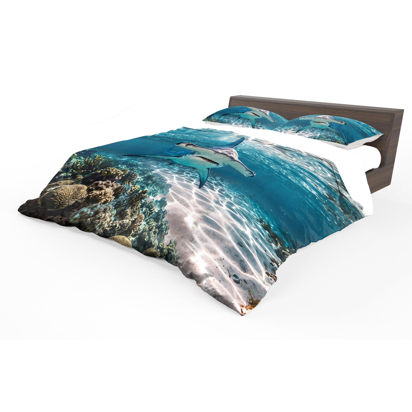 Wildlife Hammerhead Shark Duvet Cover Set