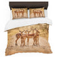 Wildlife Impalas Duvet Cover Set