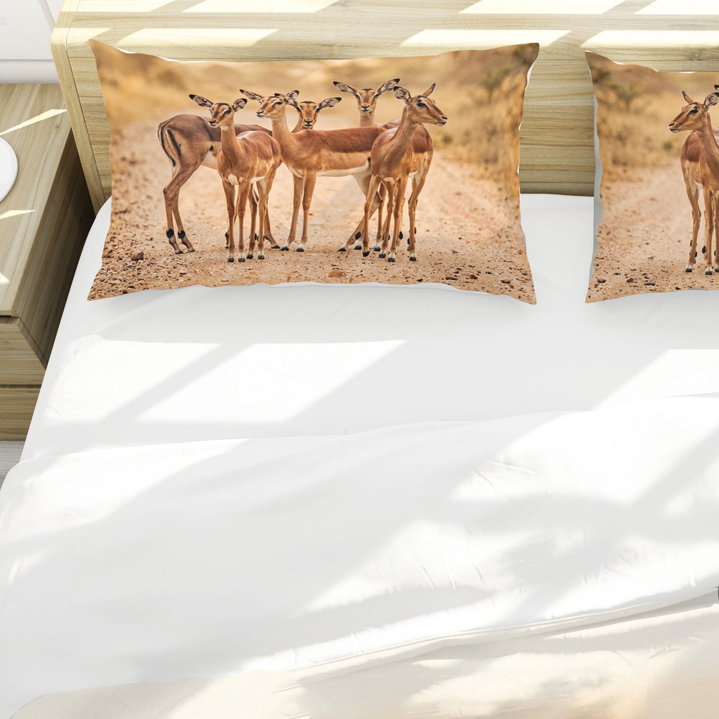 Wildlife Impalas Duvet Cover Set