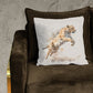 Wildlife Jumping Leopard Luxury Scatter