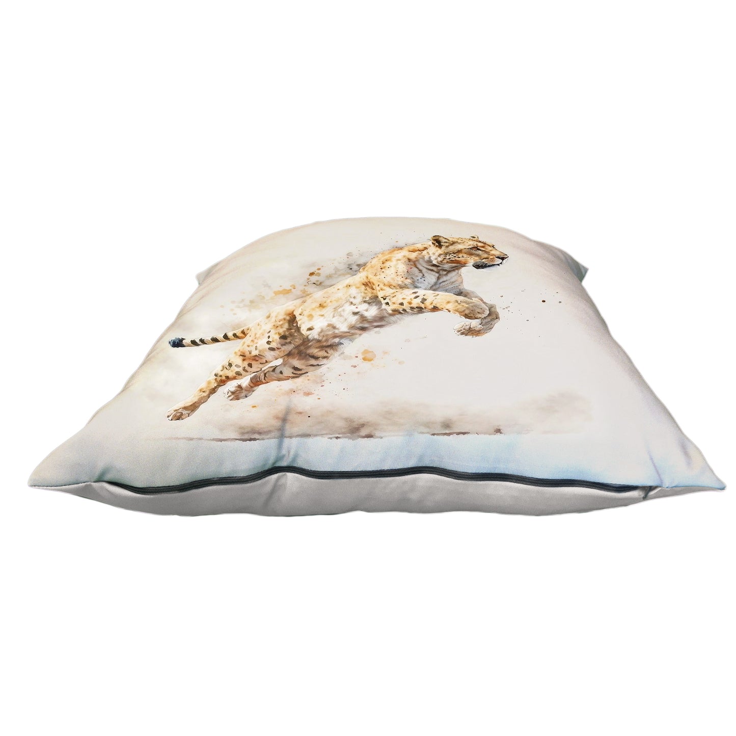 Wildlife Jumping Leopard Luxury Scatter